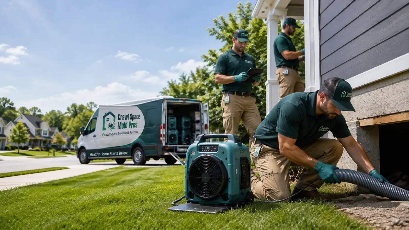 Crawl Space Mold Removal in Kankakee, IL